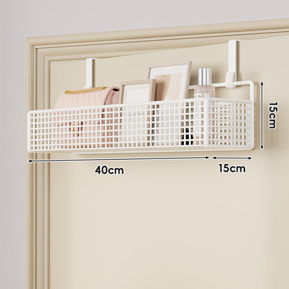 Über-Tür hängender doppelter belüfteter Mesh-Speicherkorb-Organizer mit Haken
