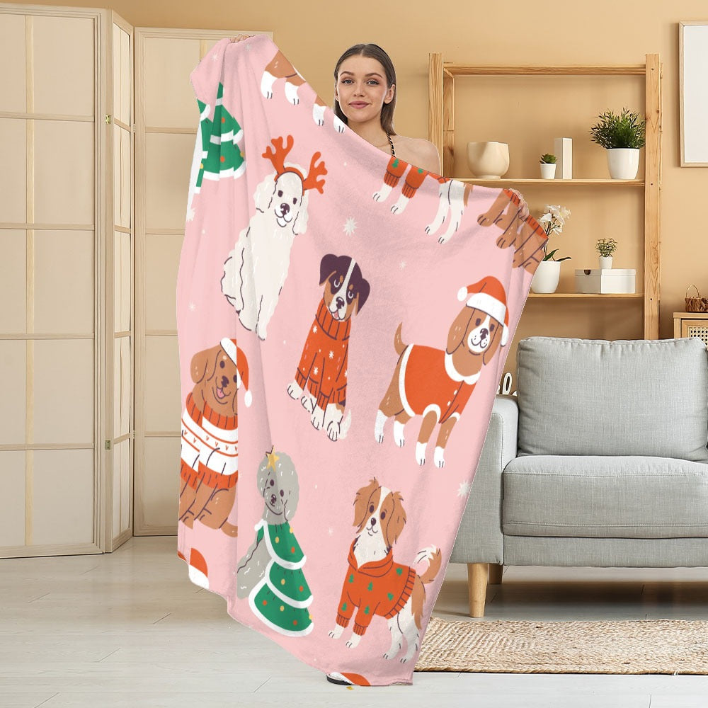 Gemütliche Halloween-Themen Fleece Decke