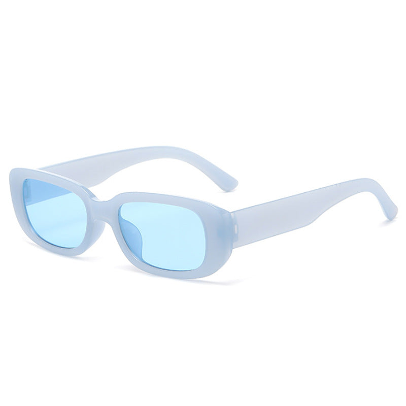 Damen Modische rechteckige Sonnenbrille mit verstellbaren Nasenstege Brehn