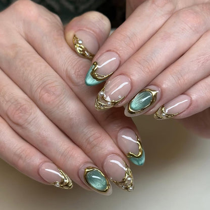 Künstlerische Gel-Nageltips Brehn