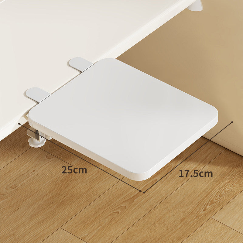Unter-Desk Bambus Ausziehbare Arbeitsfläche Clamp-Montierte Tastatur- & Mausplattform