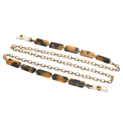 Chunky Abstract Pattern Eyewear Chain Brehn