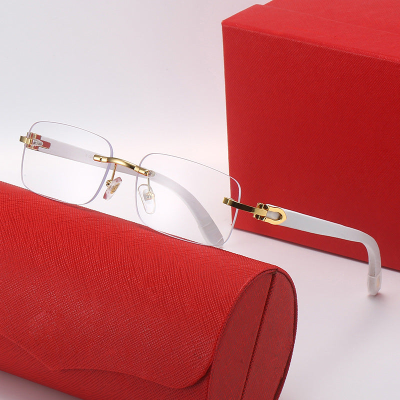 Damen rechteckige Designer-Sonnenbrille Brehn