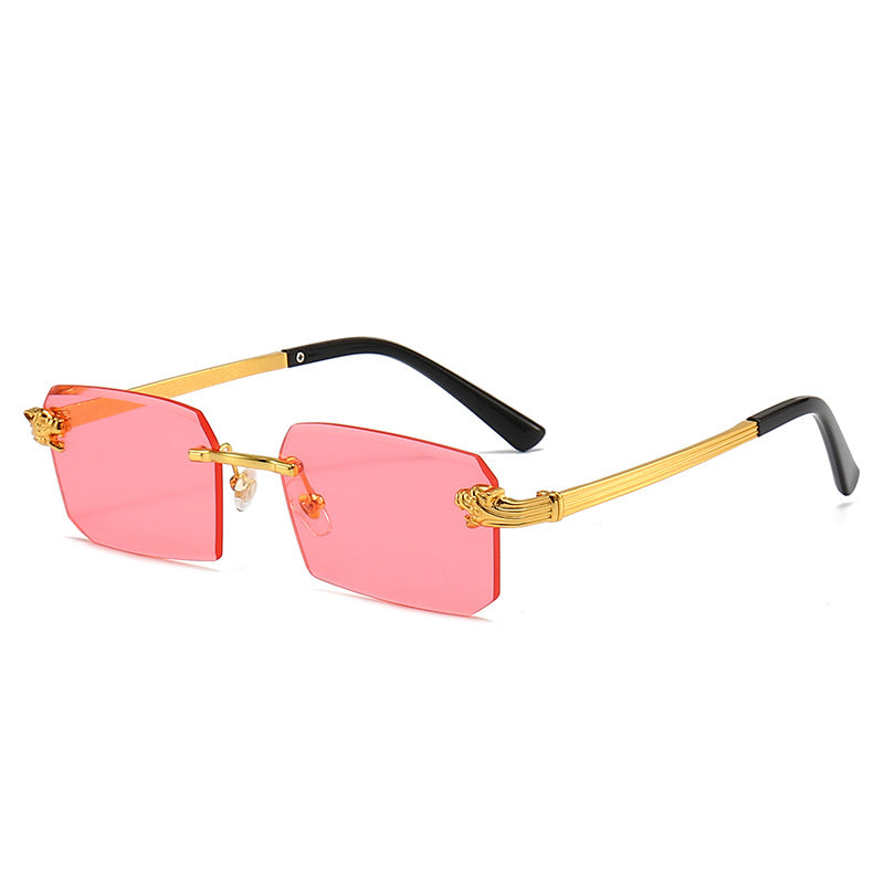 Damen Modische Sonnenbrille mit facettiertem Rahmen und luxuriösen Akzenten Brehn