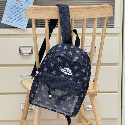 Transparenter Fenster Stern-Druck Rucksack Brehn