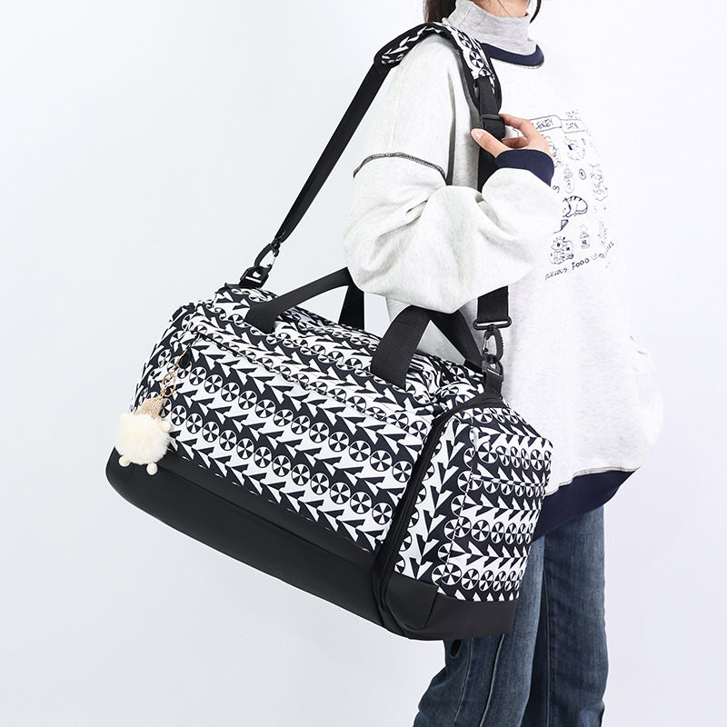 Stylische gemusterte Duffle Bag Brehn