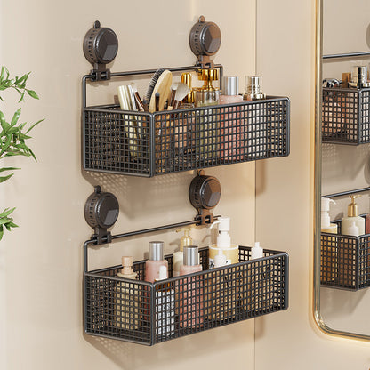 Saug-Montage Vertikales Mesh Kosmetik- & Toiletten-Organizer