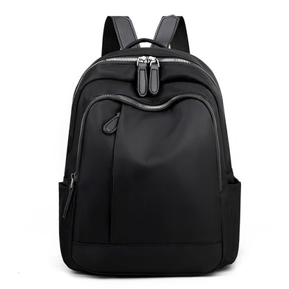 Schlanker Nylon-Rucksack mit mehreren Taschen Brehn