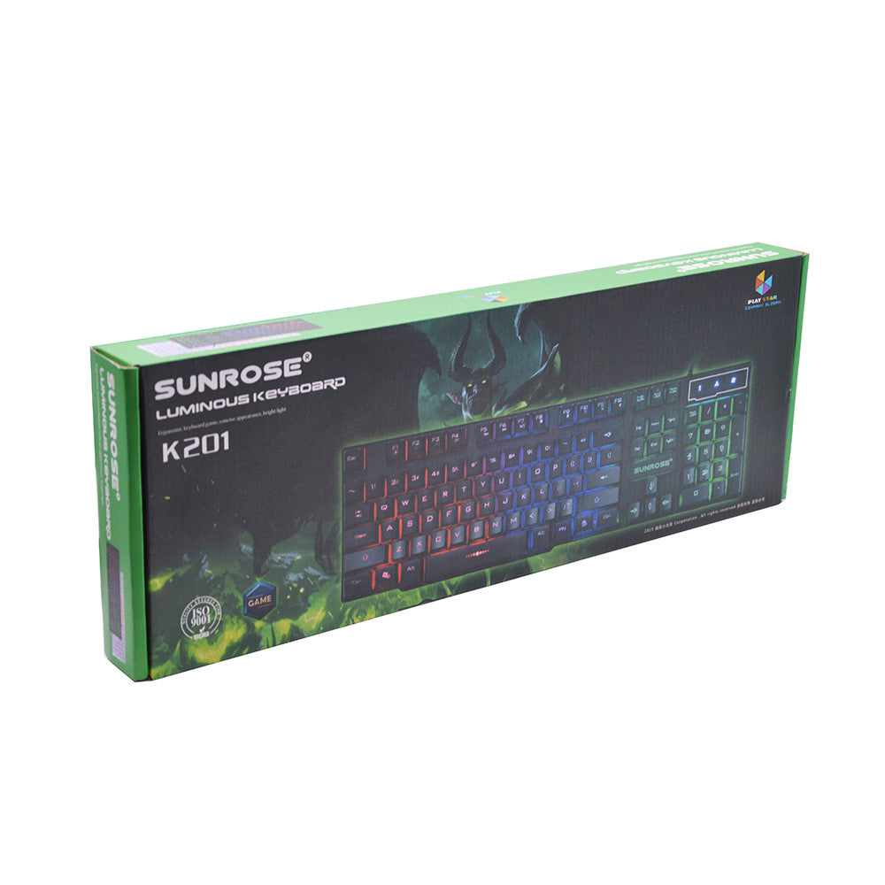 RGB-beleuchtete Gaming-Tastatur mit Präzisionsschaltern Brehn