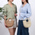 Handtasche Aus Naturfaser mit Muschelverzierung Brehn