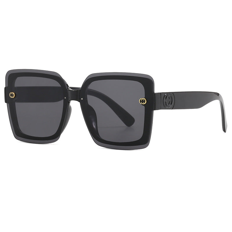 Damen oversized quadratische Sonnenbrille mit elegantem Rahmen Brehn