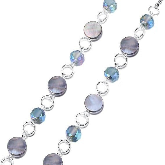 Elegante Perlen Brillen Kette Brehn