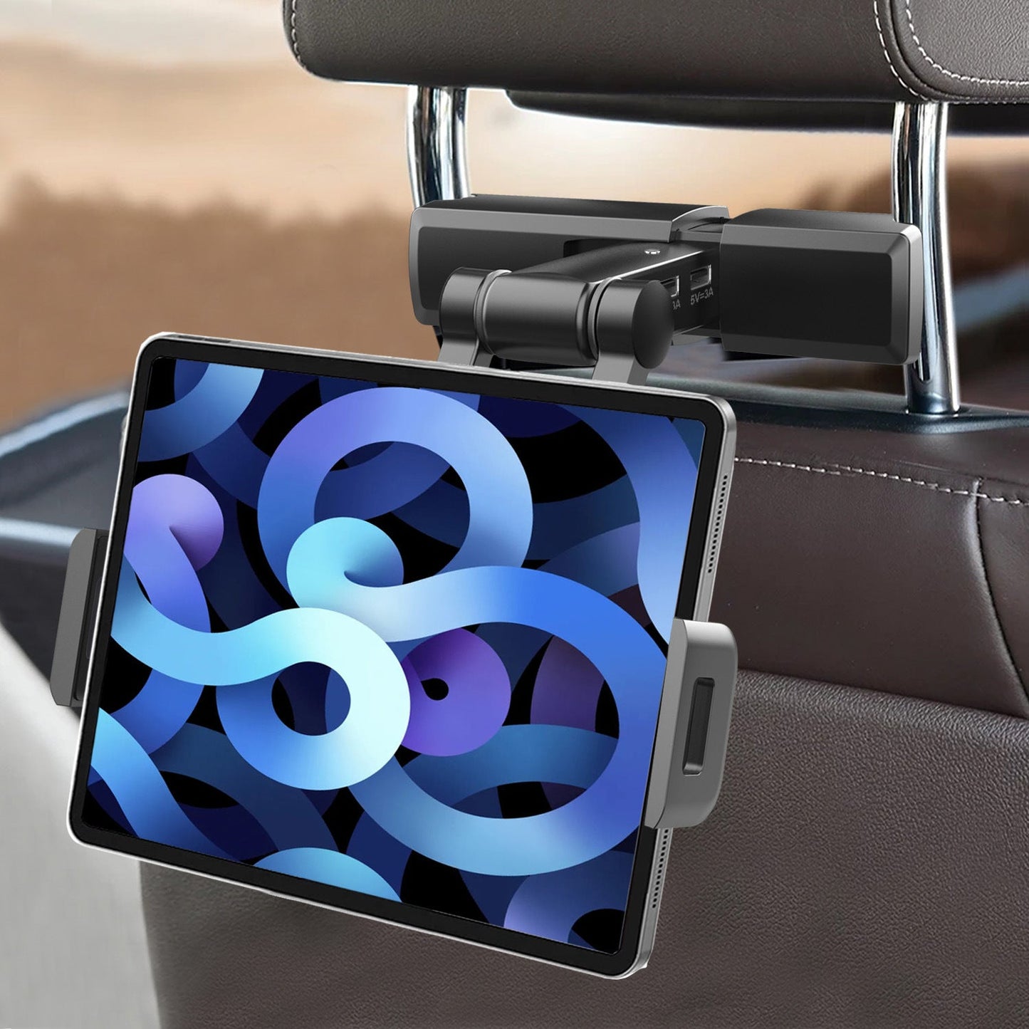 verstellbare Auto Kopfstütze Tablet und Smartphone Halterung Brehn