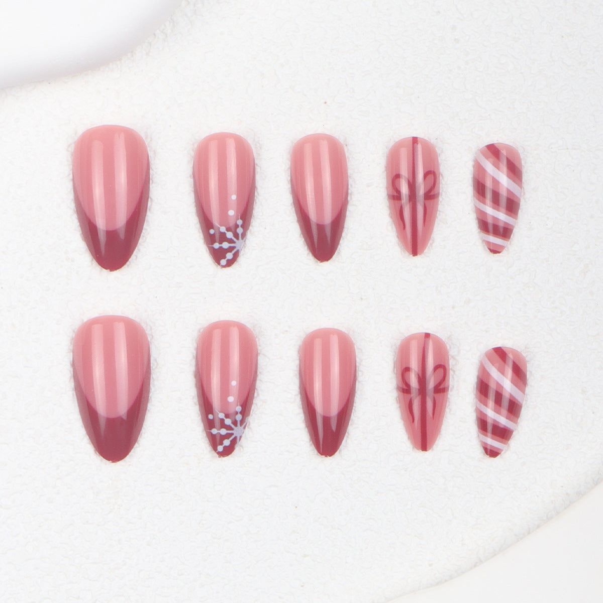 Festliches Themen Stiletto Nagelkunst Verlängerungen Brehn