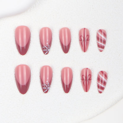 Festliches Themen Stiletto Nagelkunst Verlängerungen Brehn