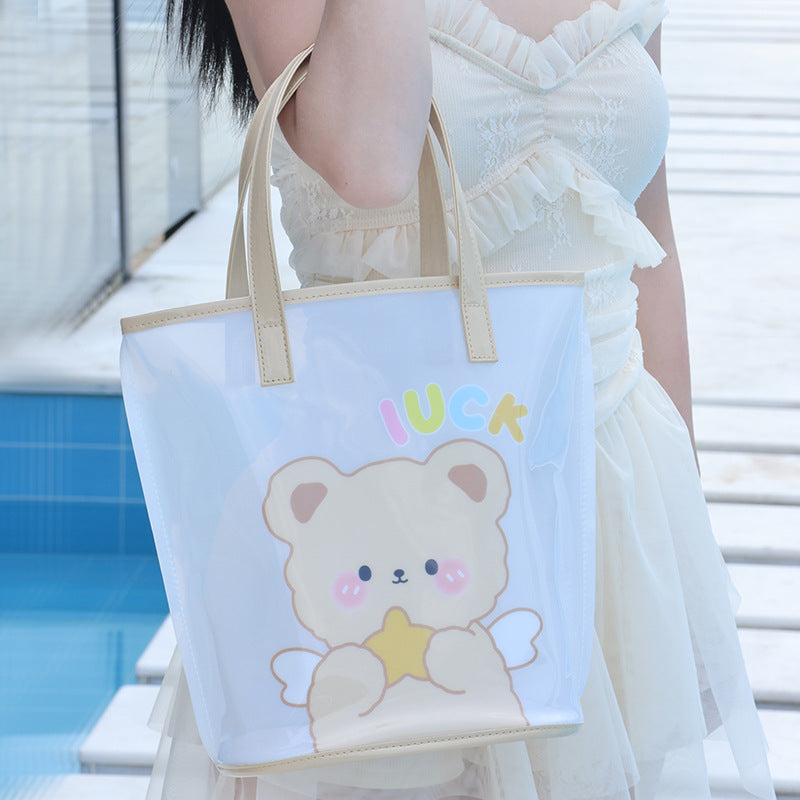Freizeit-Handtasche Mit Niedlichem Bärenmotiv Brehn