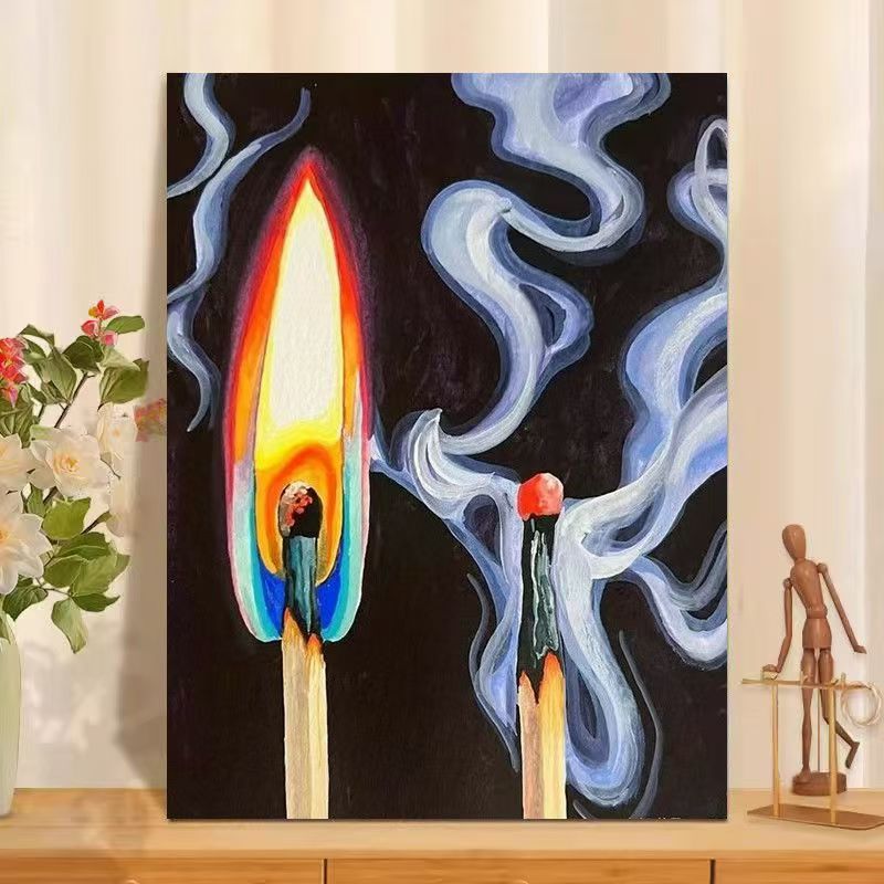 Abstract Smoke Art Print Brehn