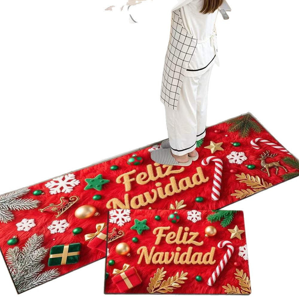 Festliche Weihnachts Küchenmatte Brehn