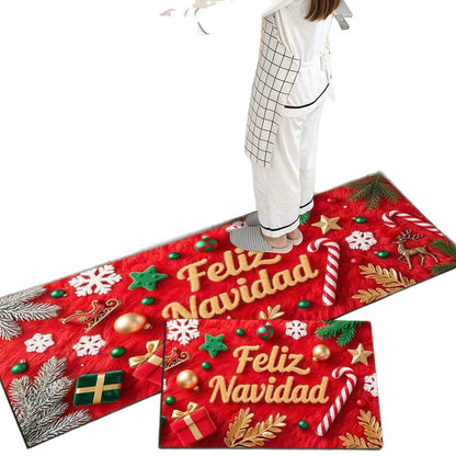 Festliche Weihnachts Küchenmatte Brehn