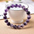 Handgemachte Amethyst Edelsteinarmband Brehn