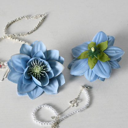 Elegante Seidenblumen-Haaraccessoires