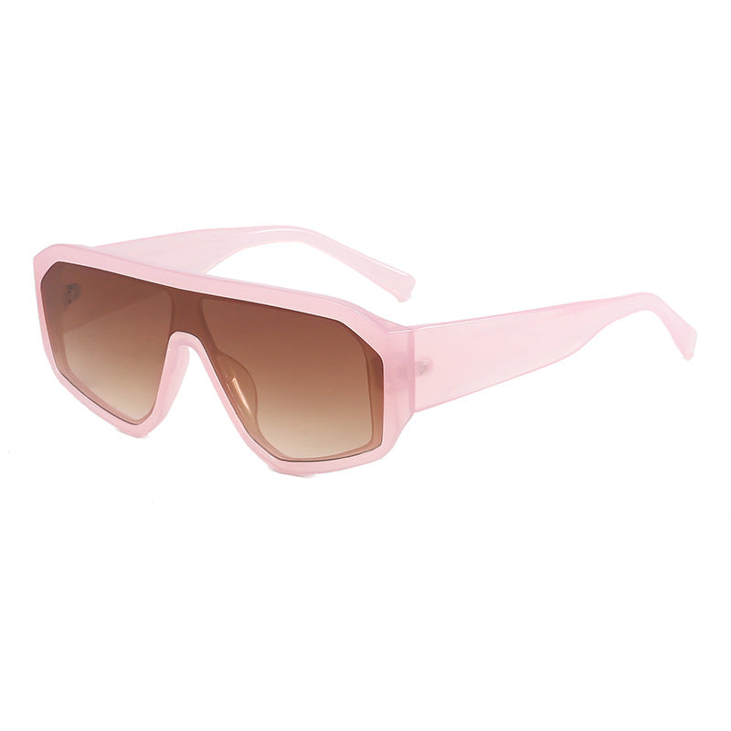 Damen Modische Oversized-Sonnenbrille im futuristischen Design Brehn