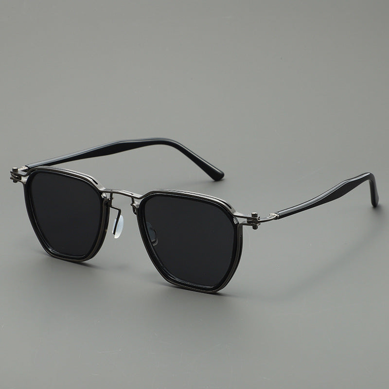 Damen stilvolle Sonnenbrille mit kantigem Design und UV-Schutz Brehn