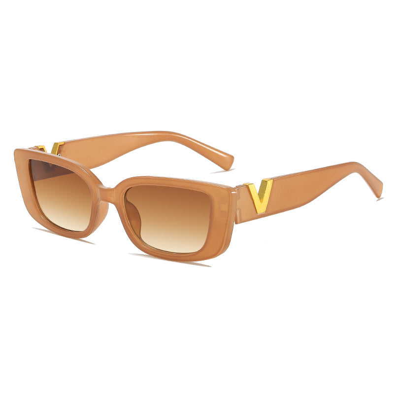 Stylische Quadratische Rahmen Sonnenbrille Brehn