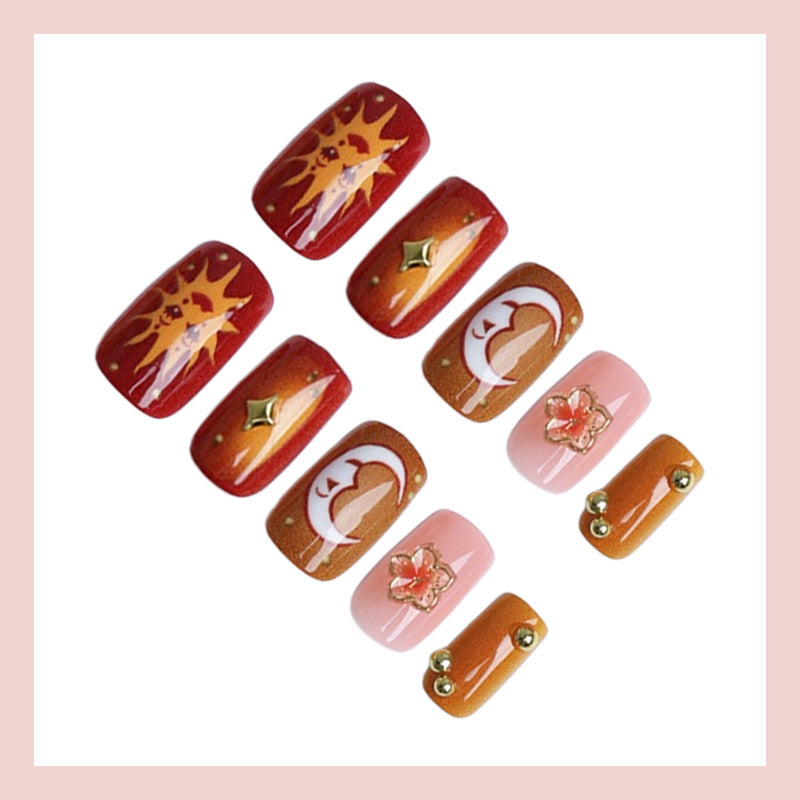 Kunstnagelset mit kreativen Sommerdesigns Brehn