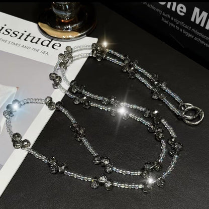 Elegante Kristallperlen Brillen Kette Brehn