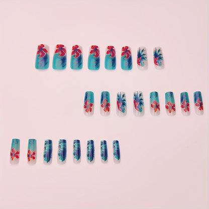 Floral Design Gel-Nail-Art Brehn
