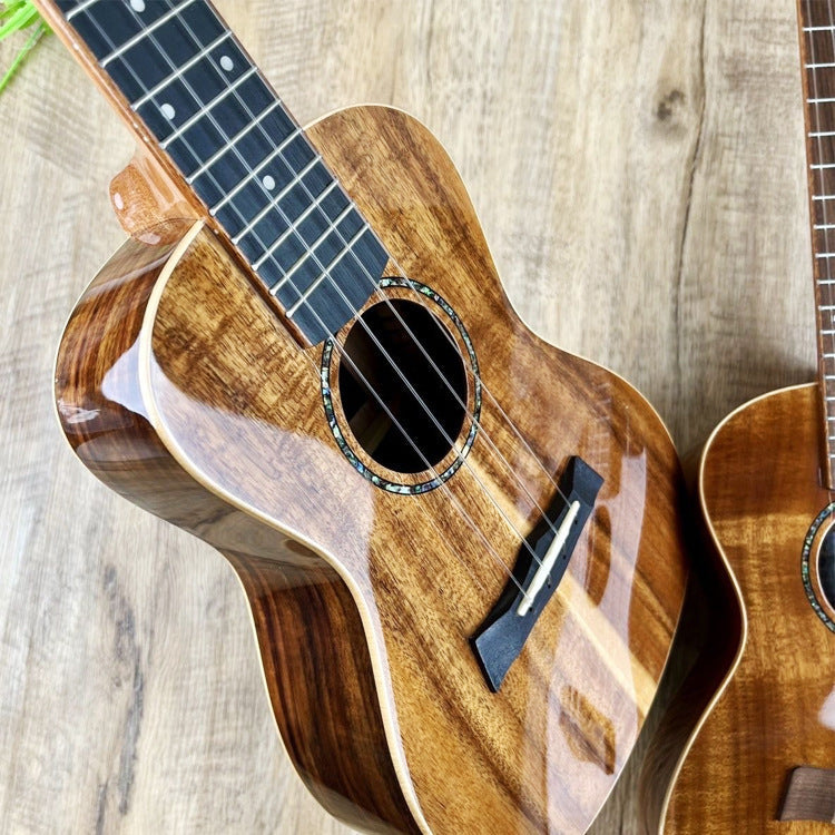 Premium Massivholz Konzert Ukulele Brehn