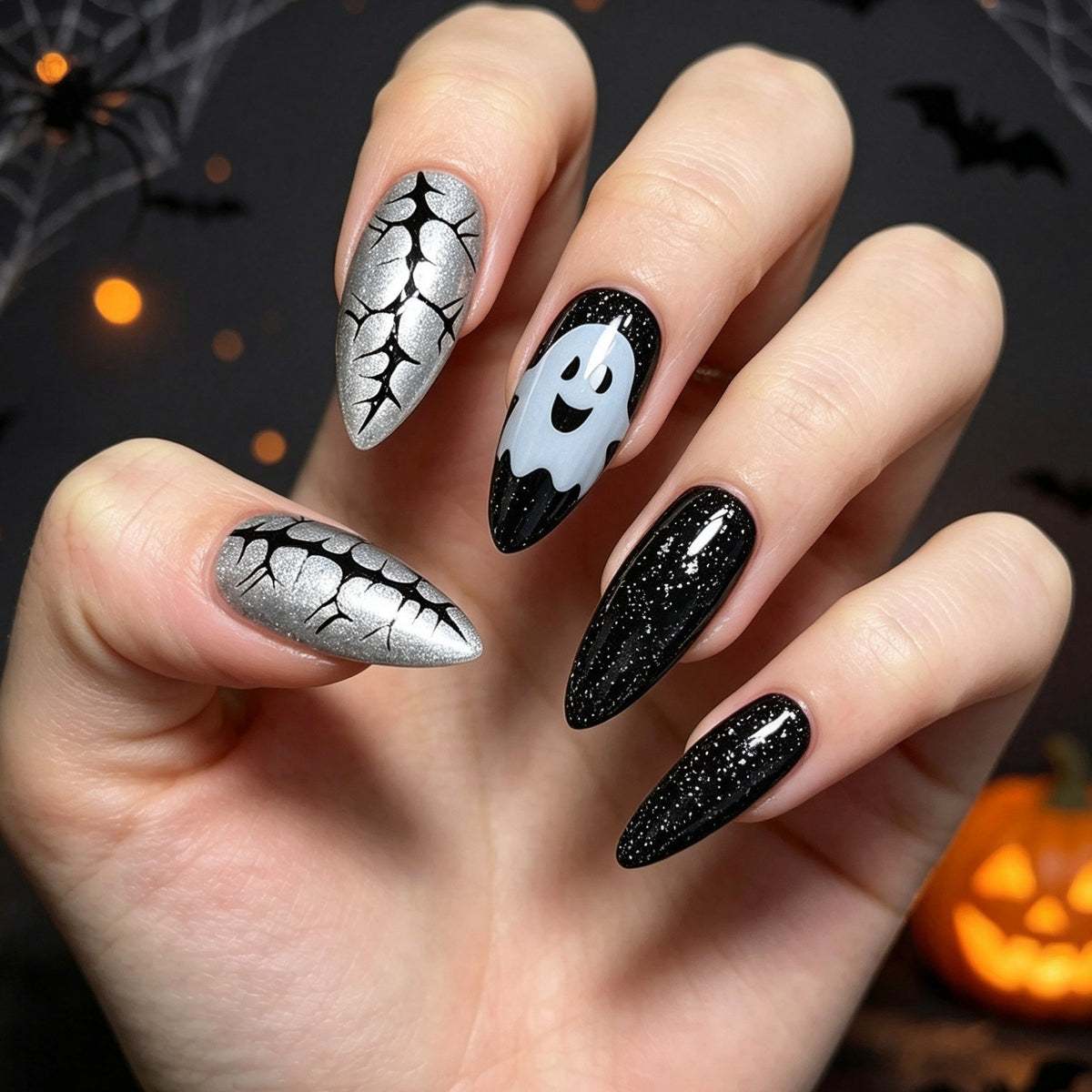 Halloween Themen Nageldesign Brehn
