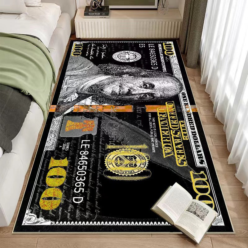 Dollar Bill-Themen Teppich