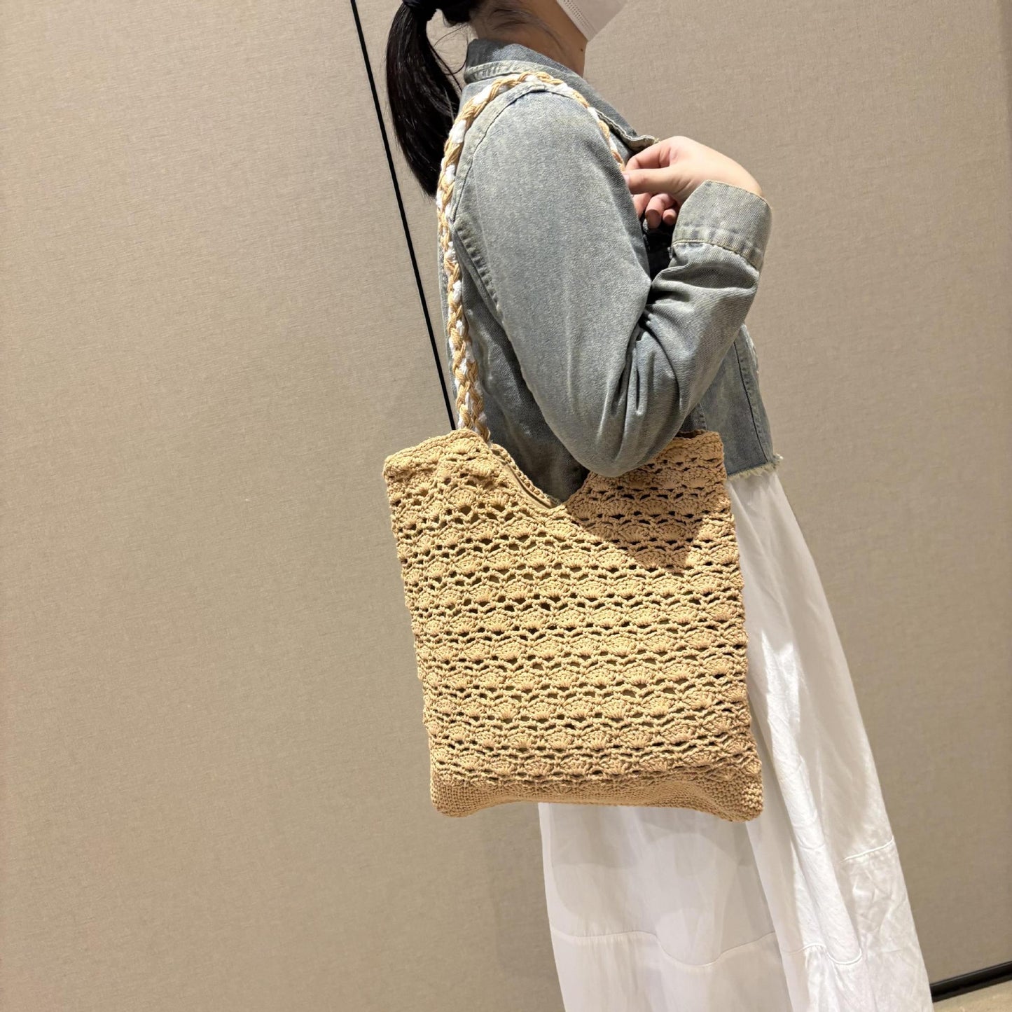 Handgeknüpfte Tote Bag Brehn