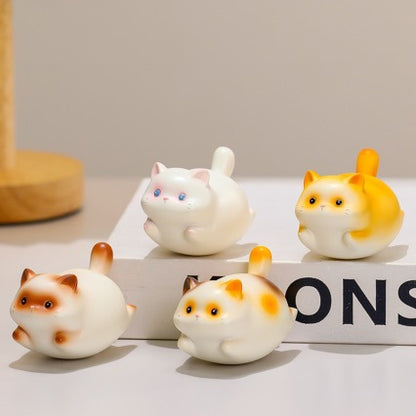 Lustige Katzen Dekofigur Brehn
