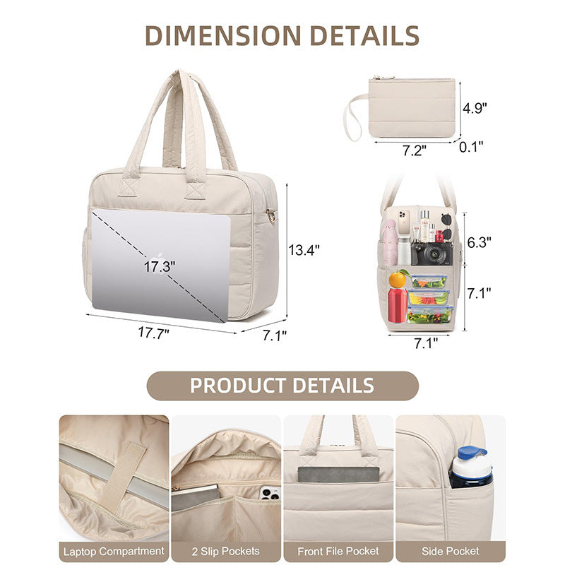 Isolierte Lunchbox-Tasche mit Separatem Aufbewahrungsfach Brehn