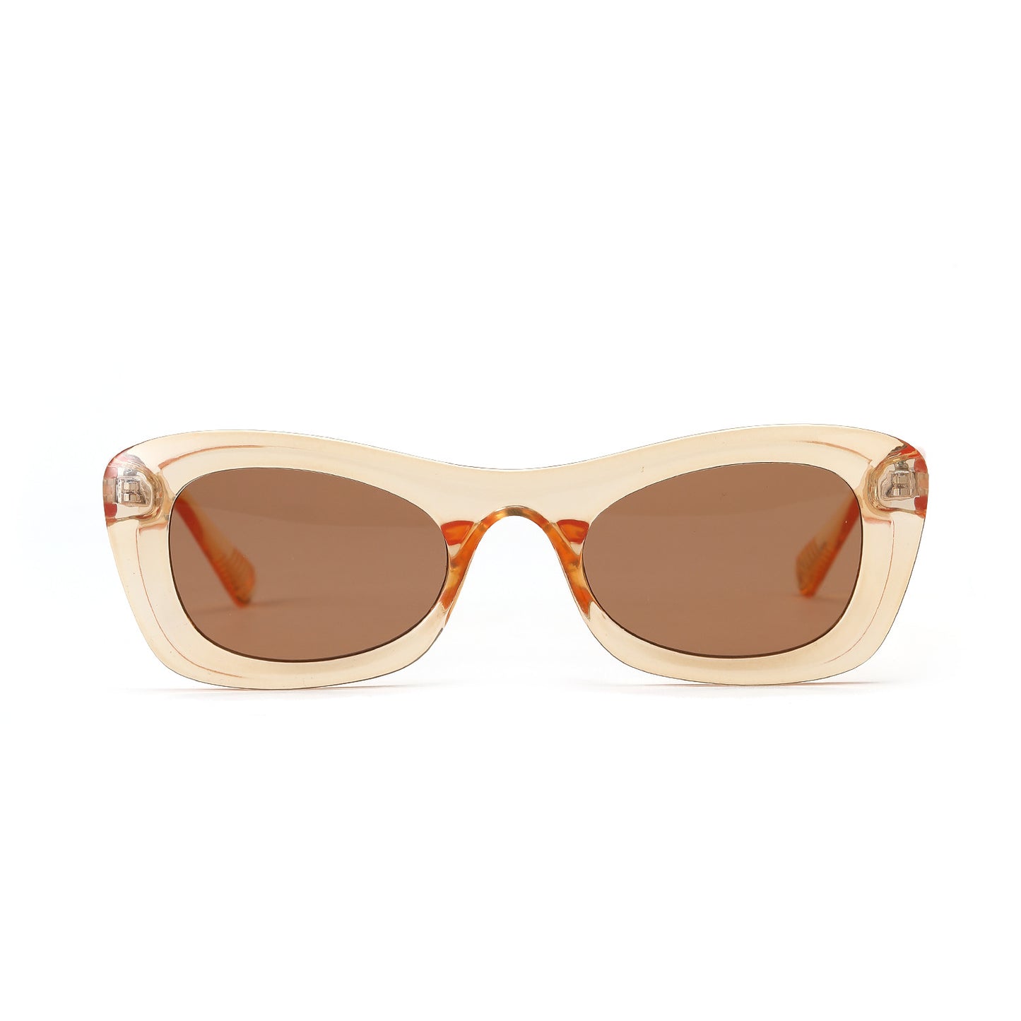 Damen stylische Sonnenbrille im angesagten Geometrie-Design Brehn