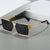 Damen stylische rechteckige Sonnenbrille Brehn