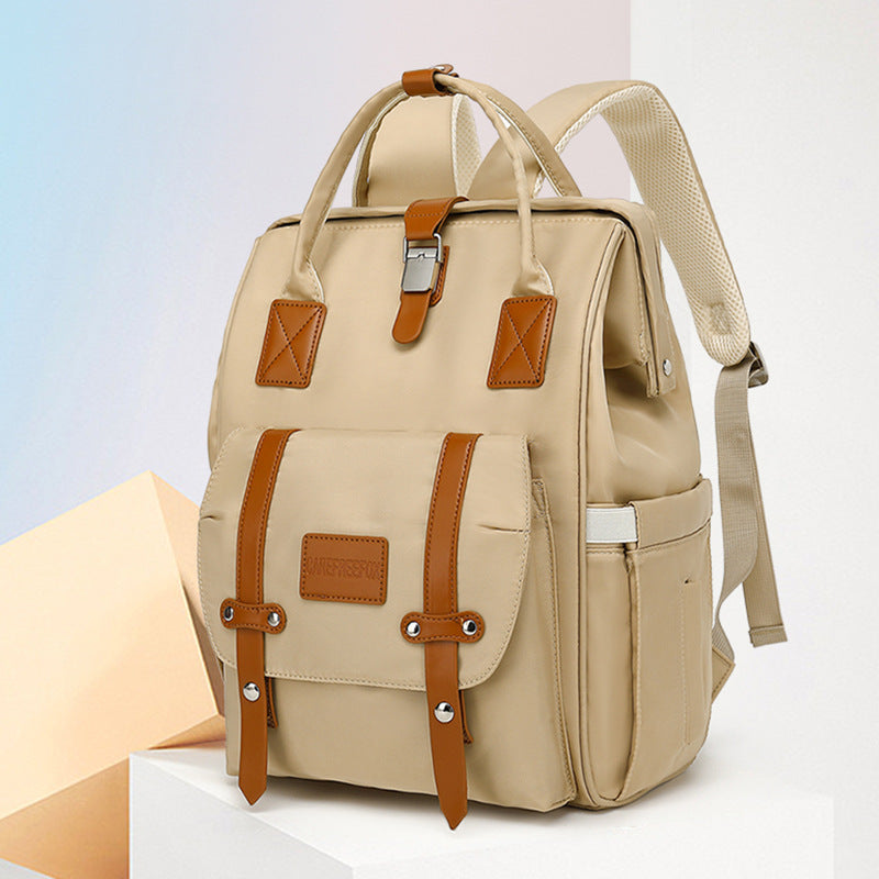 Stylischer Mehrfach-Taschen Bogen Rucksack Brehn