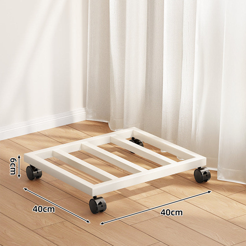 Niedrigprofilierter runder Blumentopf-Dolly mit 360° drehbaren Rollen