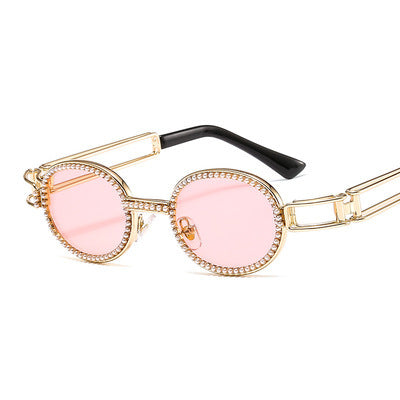 Damen feminine Designer-Sonnenbrille mit extravagantem Rahmen Brehn