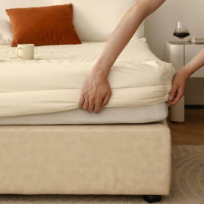 Komfort-Kaltschaummatratze mit orthopädischer Schulterzone und abnehmbarem Hygienebezug