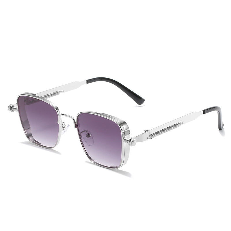 Damen modernistische Sonnenbrille im eleganten Metallrahmen Brehn