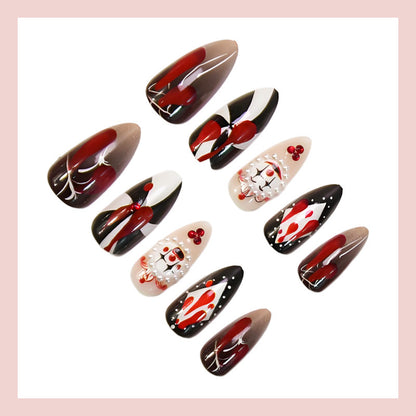 Kunstnagelset mit einzigartigen Spukmotiven Brehn