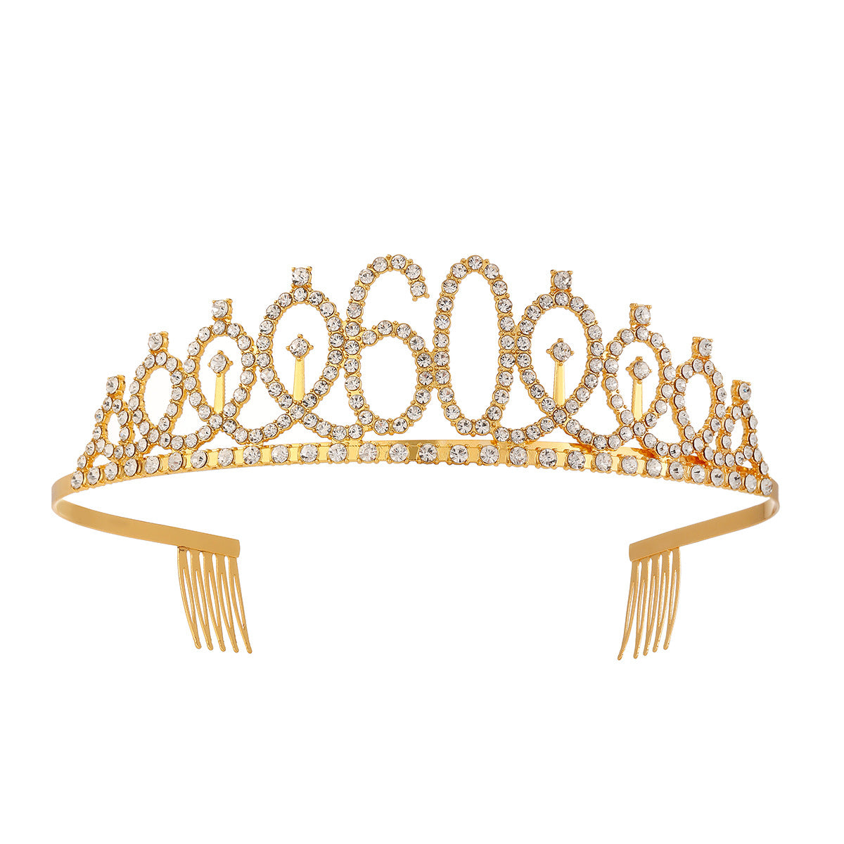Damen Kristallverzierte Tiara mit elegantem Design Brehn