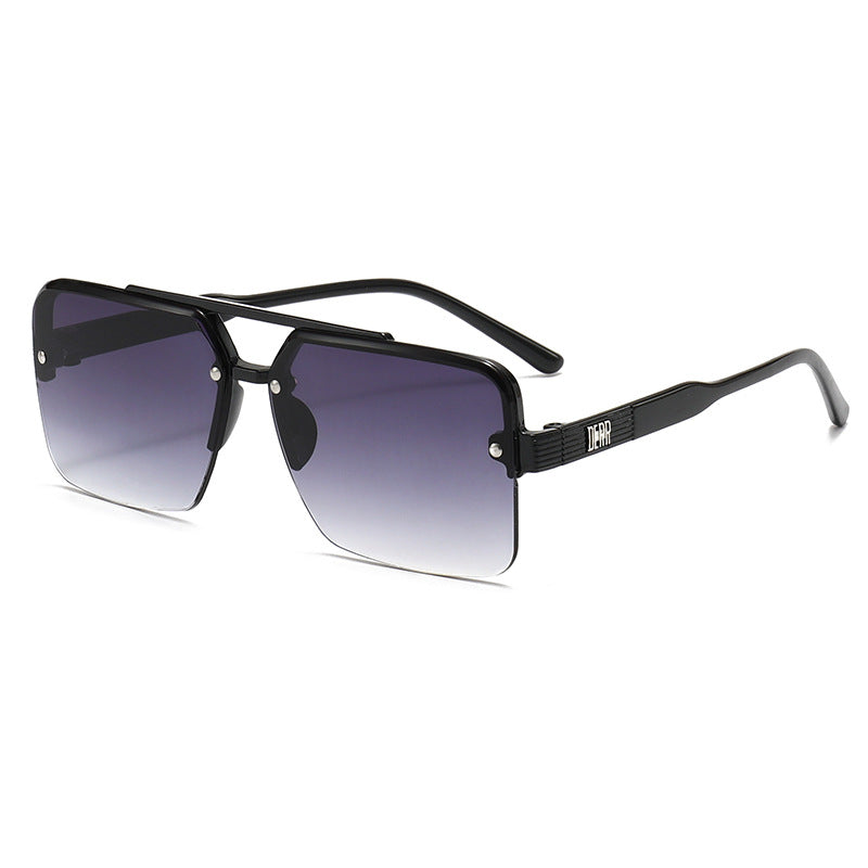 Damen modische quadratische Sonnenbrille mit Farbverlauf Brehn