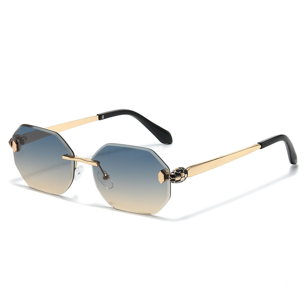 Avant-Garde Geometric Sonnenbrille Brehn