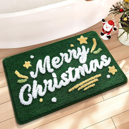 Weihnachtsbaumförmiger Teppich