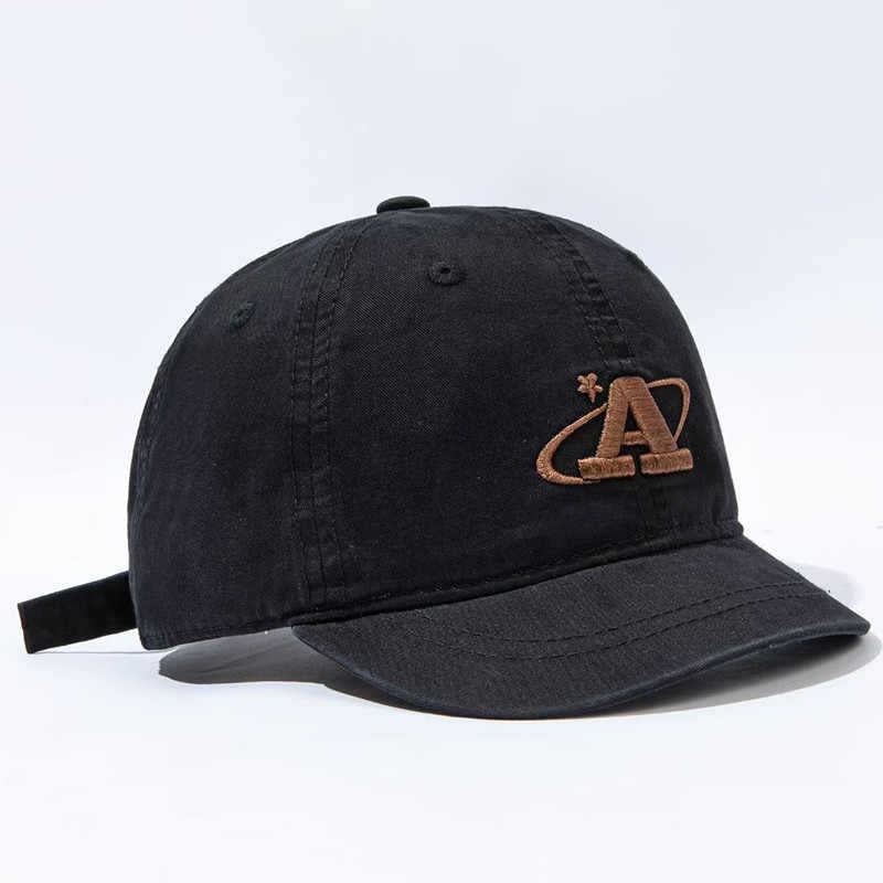 Herren Casual Bestickte Canvas Cap Brehn